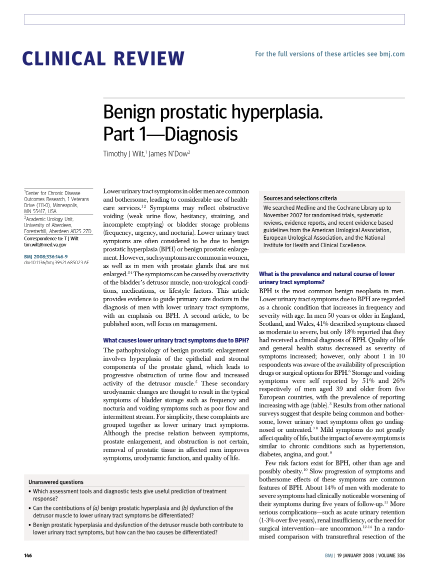 complications of benign prostatic hyperplasia pdf ce medicament este bun pentru ficat