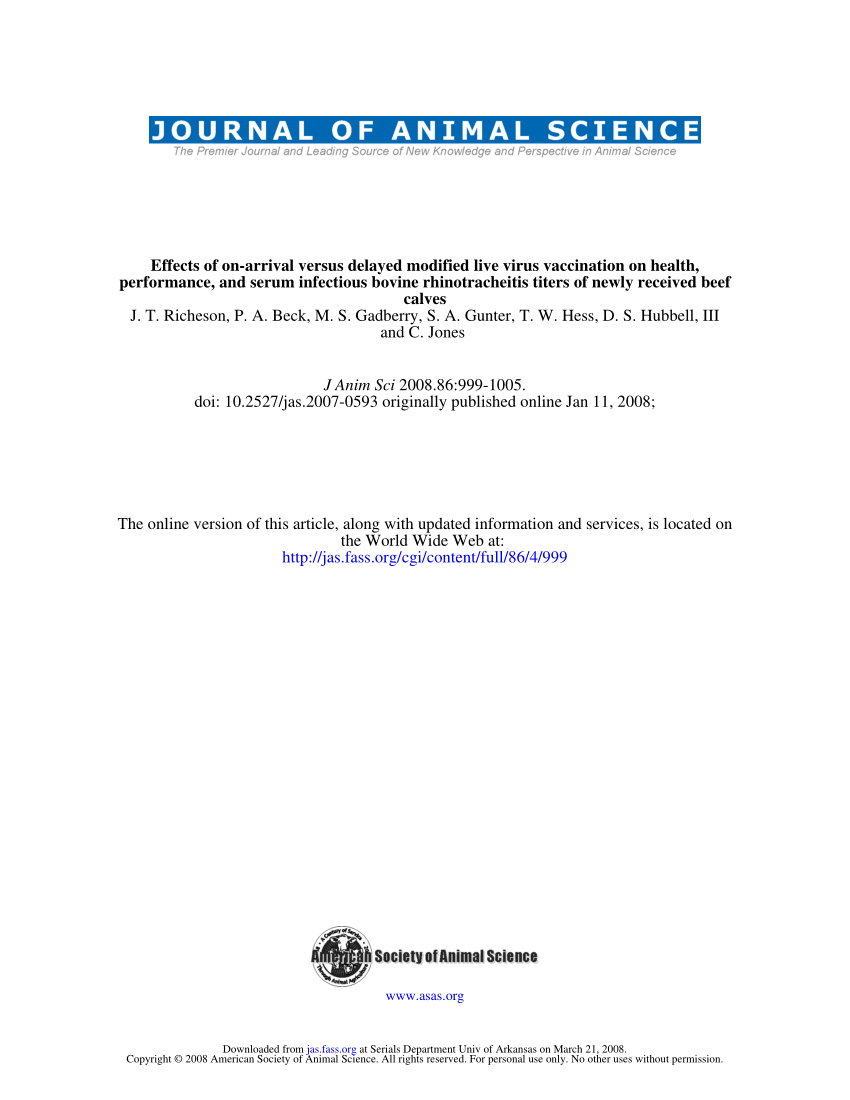 Percentage Of Infectious Bovine Rhinotracheitis Seroconversion For Download Scientific Diagram