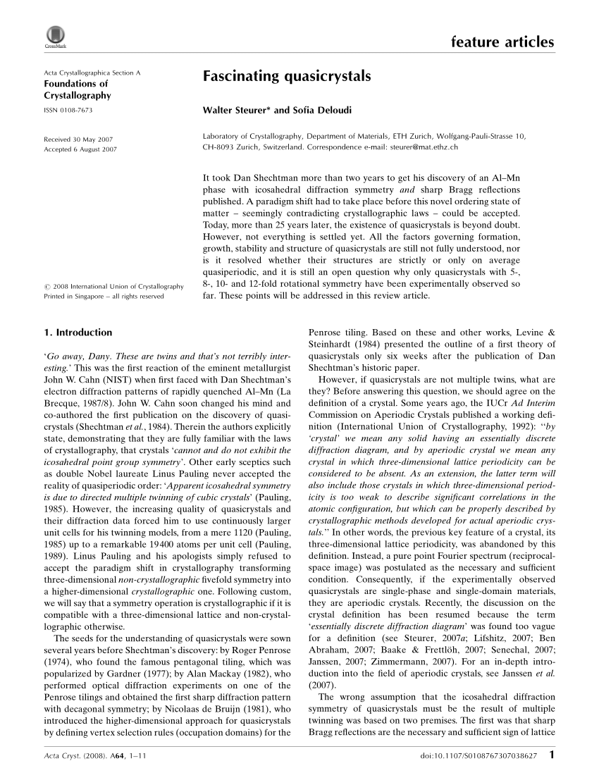 PDF) Fascinating quasicrystals