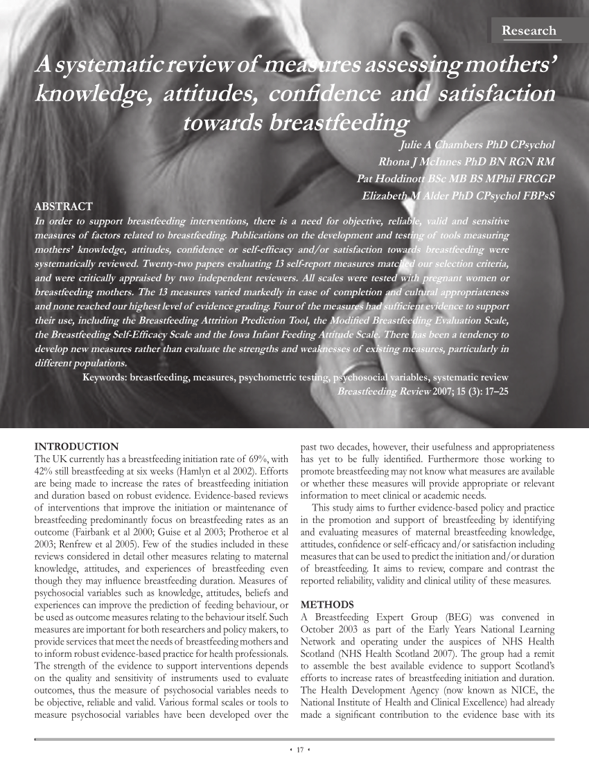 thesis title about breastfeeding