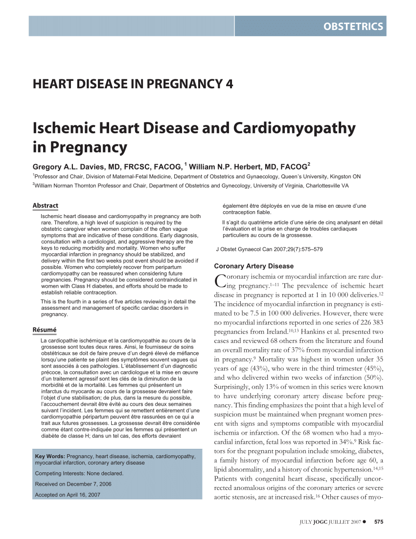 case study of heart disease in pregnancy