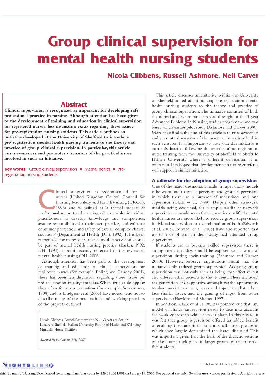 Psychiatric Nursing Charting Terms