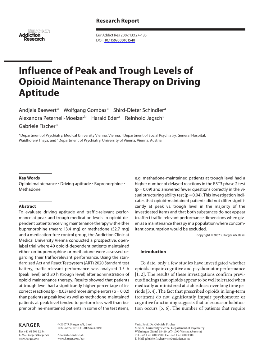 pdf-influence-of-peak-and-trough-levels-of-opioid-maintenance-therapy-on-driving-aptitude