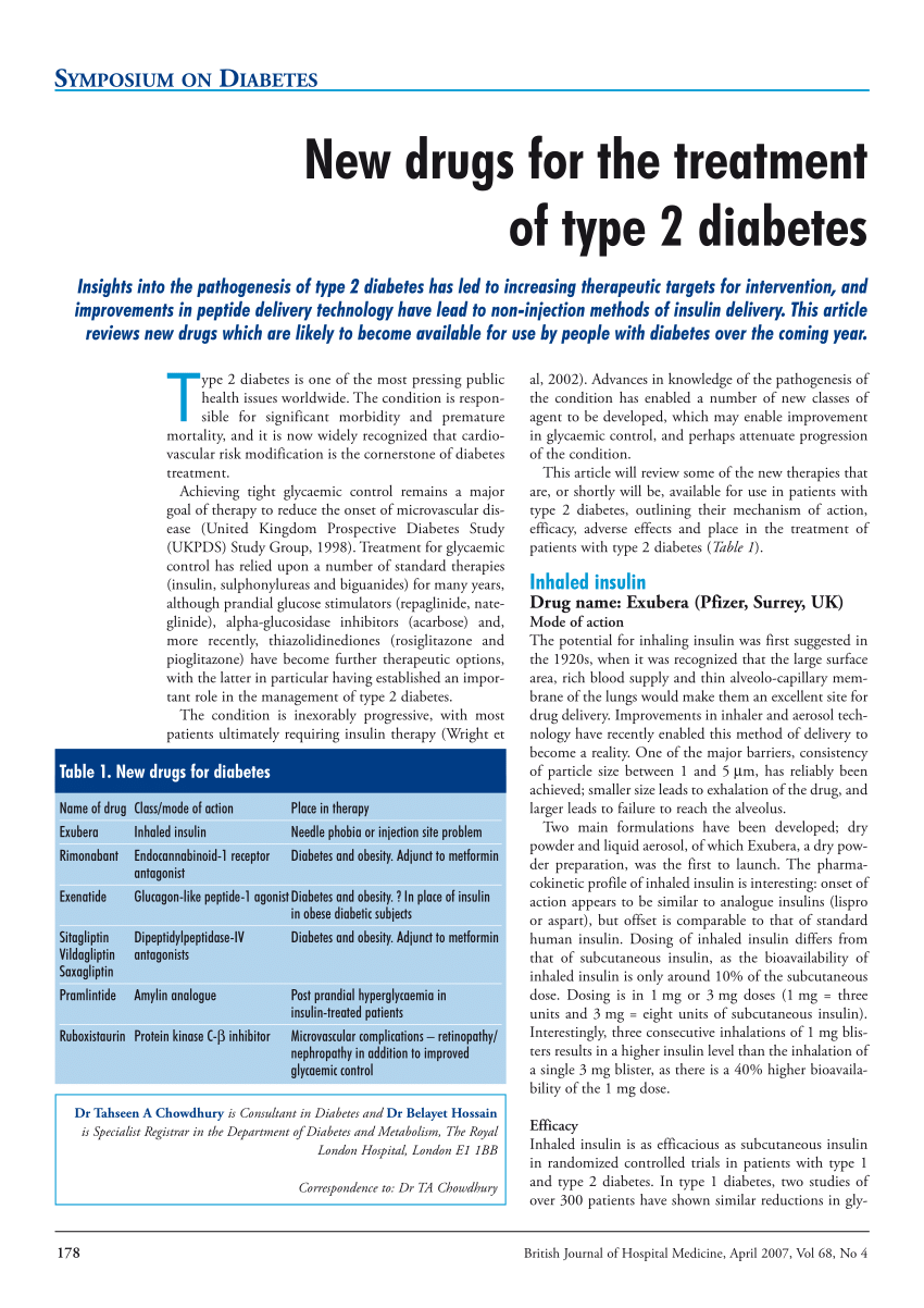 british journal of medicine type 2 diabetes
