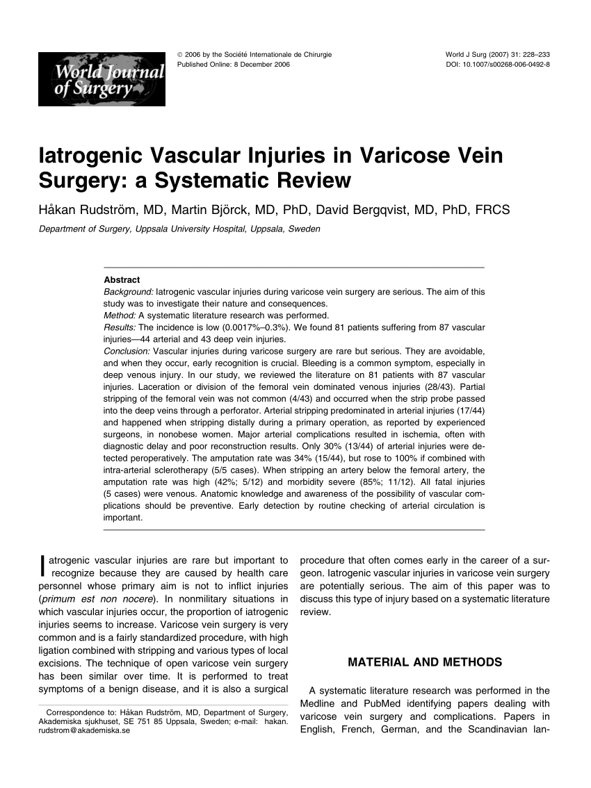 varicose chirurg vascular