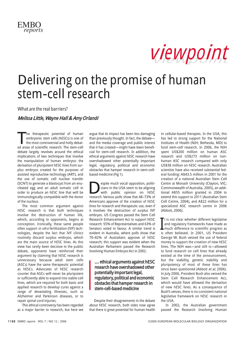stem cell research articles 2020