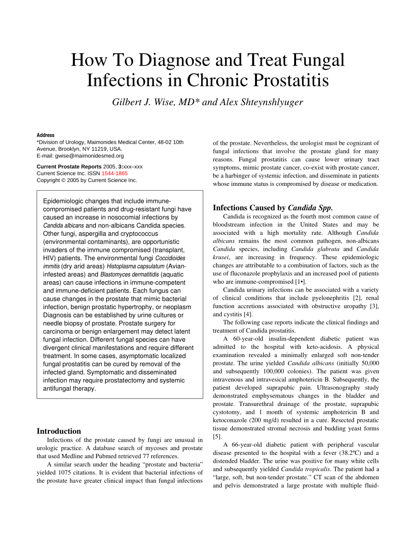Prostatitis antibiotic treatment pdf