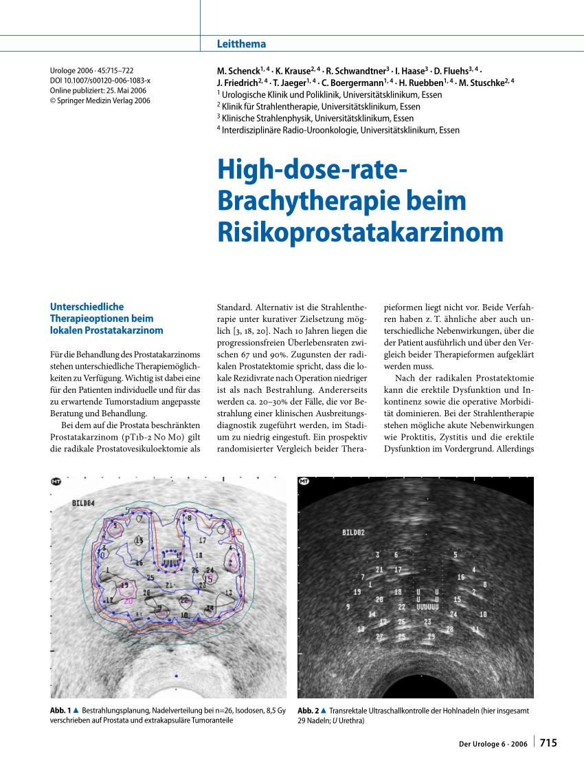 Pdf High Dose Rate Brachytherapy For High Risk Prostate Cancer 4371