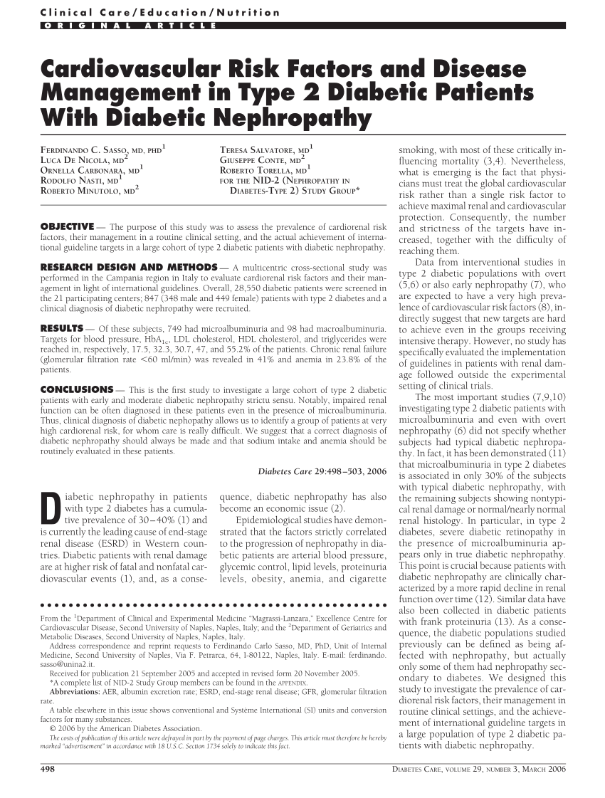 risk prevalence for type 2 diabetes pilot study pdf