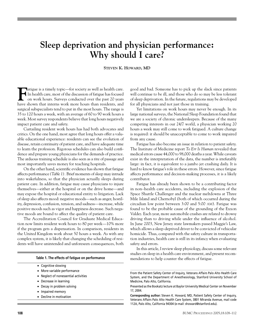 research paper about sleep deprivation pdf