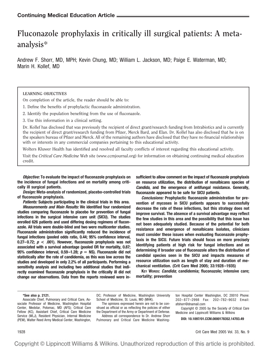 Flucanazole (diflucan) . Issues and Concerns - Mothers . Canadian