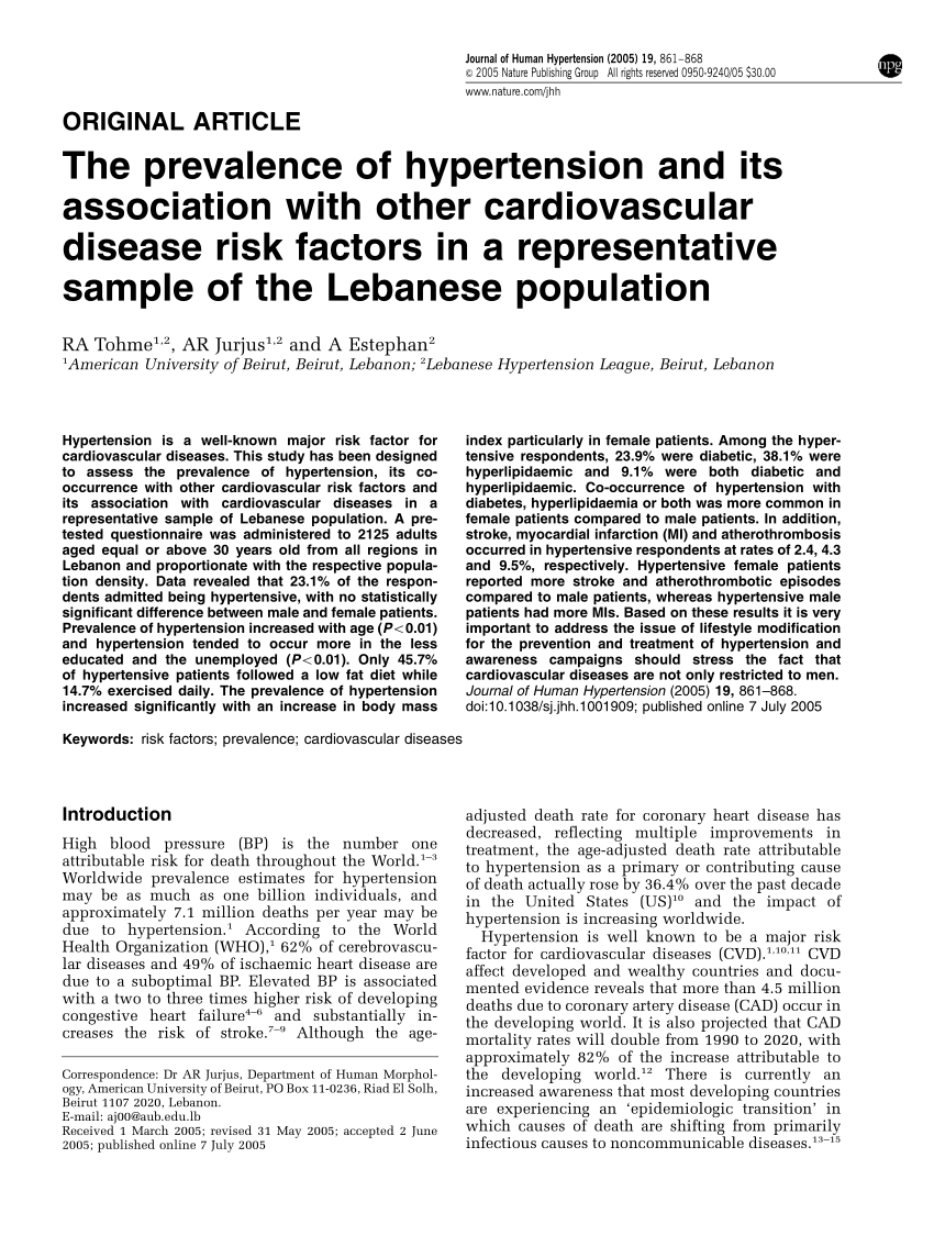 hypertension journal article pdf