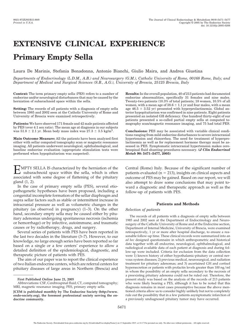 (PDF) Primary Empty Sella
