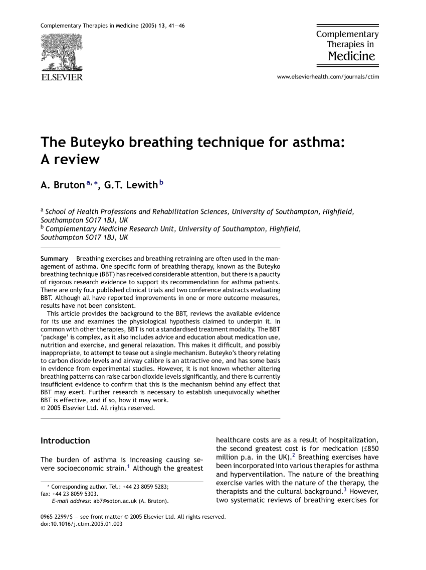 literature review on asthma