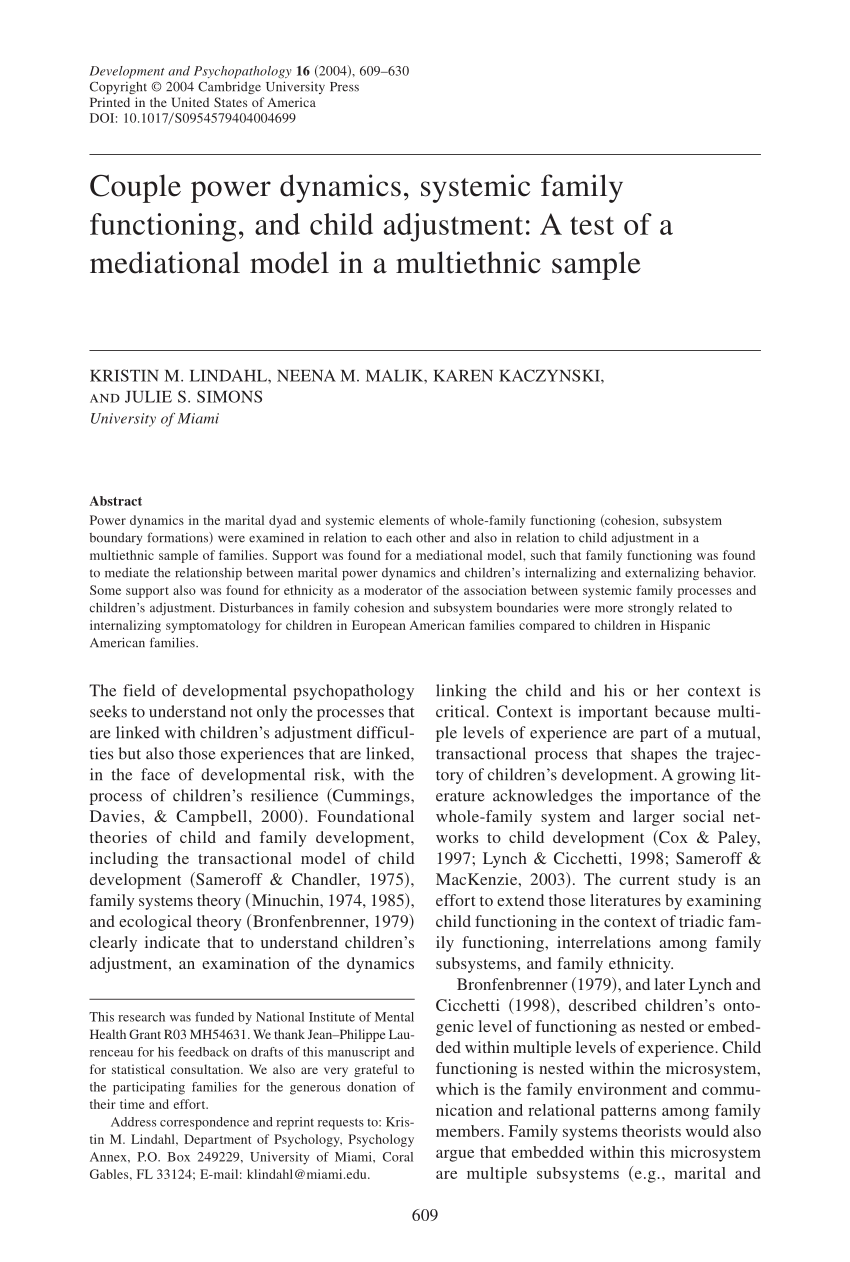 PDF) Having two mothers: the triangulation dynamics of children in lesbian  led families