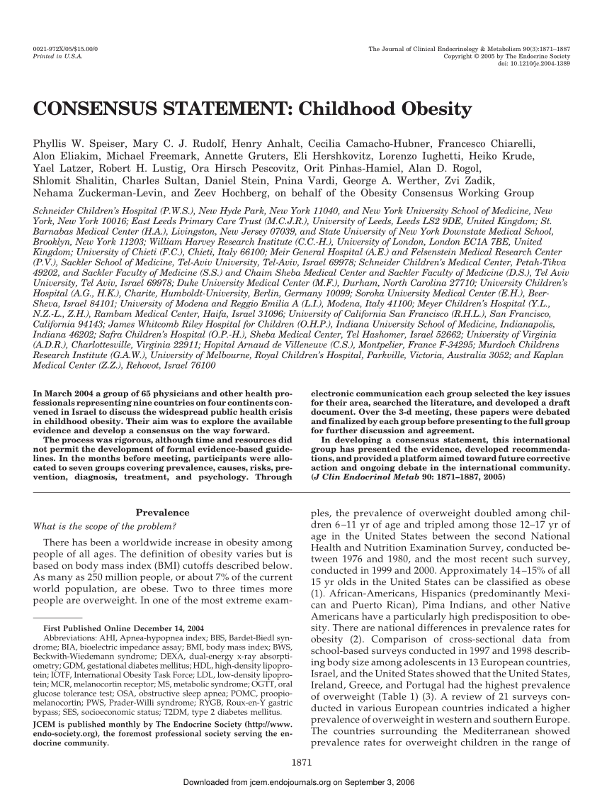 childhood obesity phd thesis