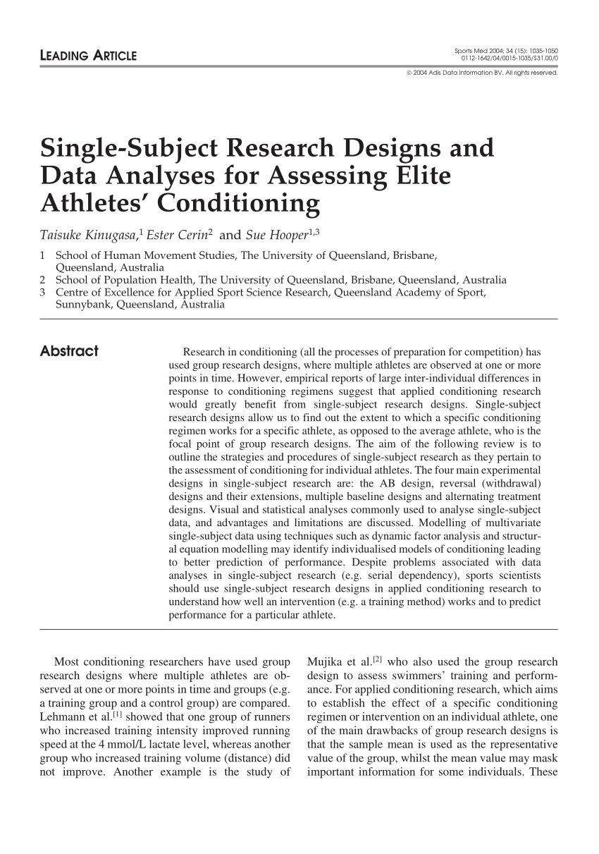 Single Subject Research Design - cloudshareinfo