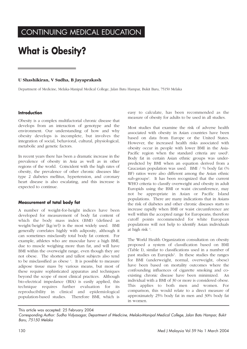 obesity case study pdf