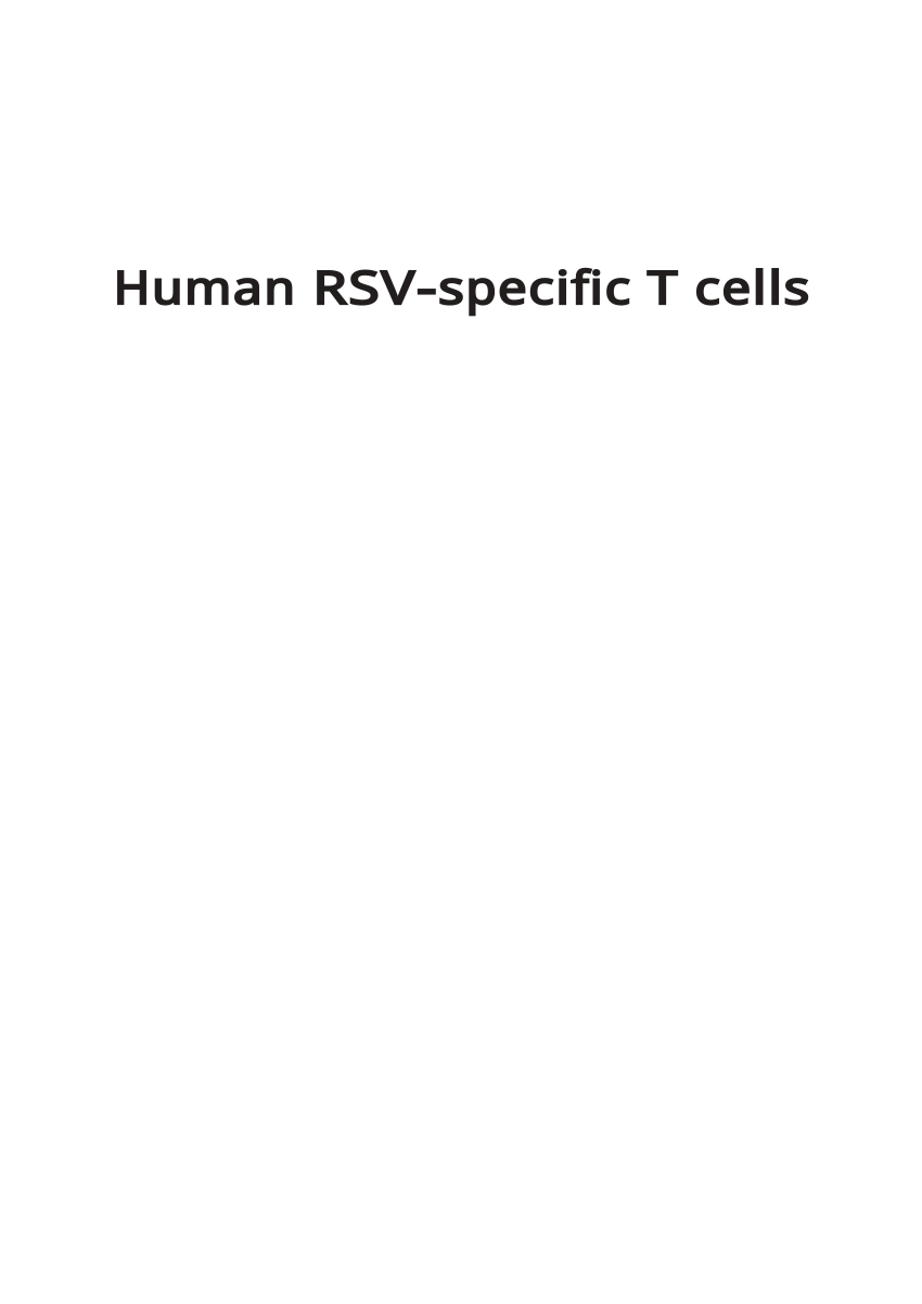 Pdf Human Cd8 T Cell Responses Against Five Newly