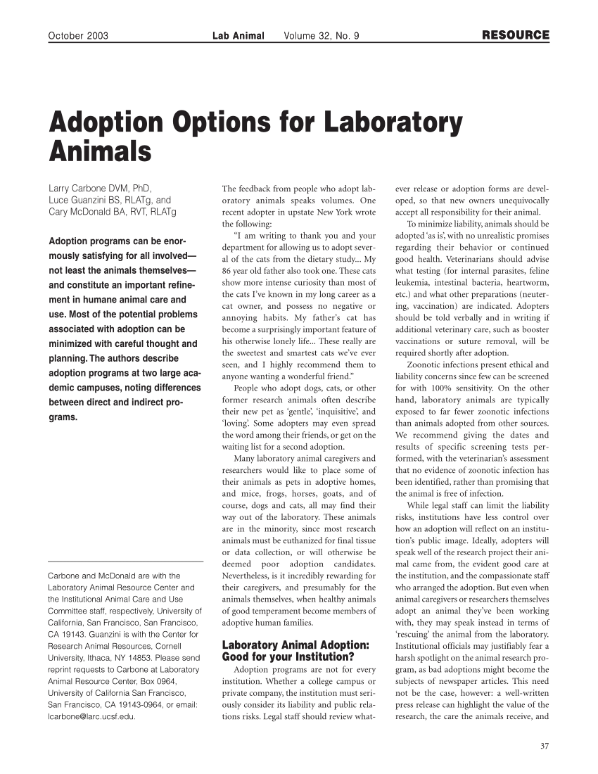 lab adoptions